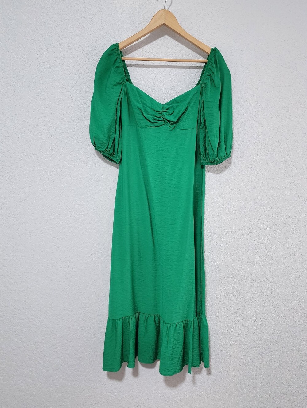 Nobodys Child Darcie Sweetheart Neckline Maxi Dress Puff Sleeve Small Romantic